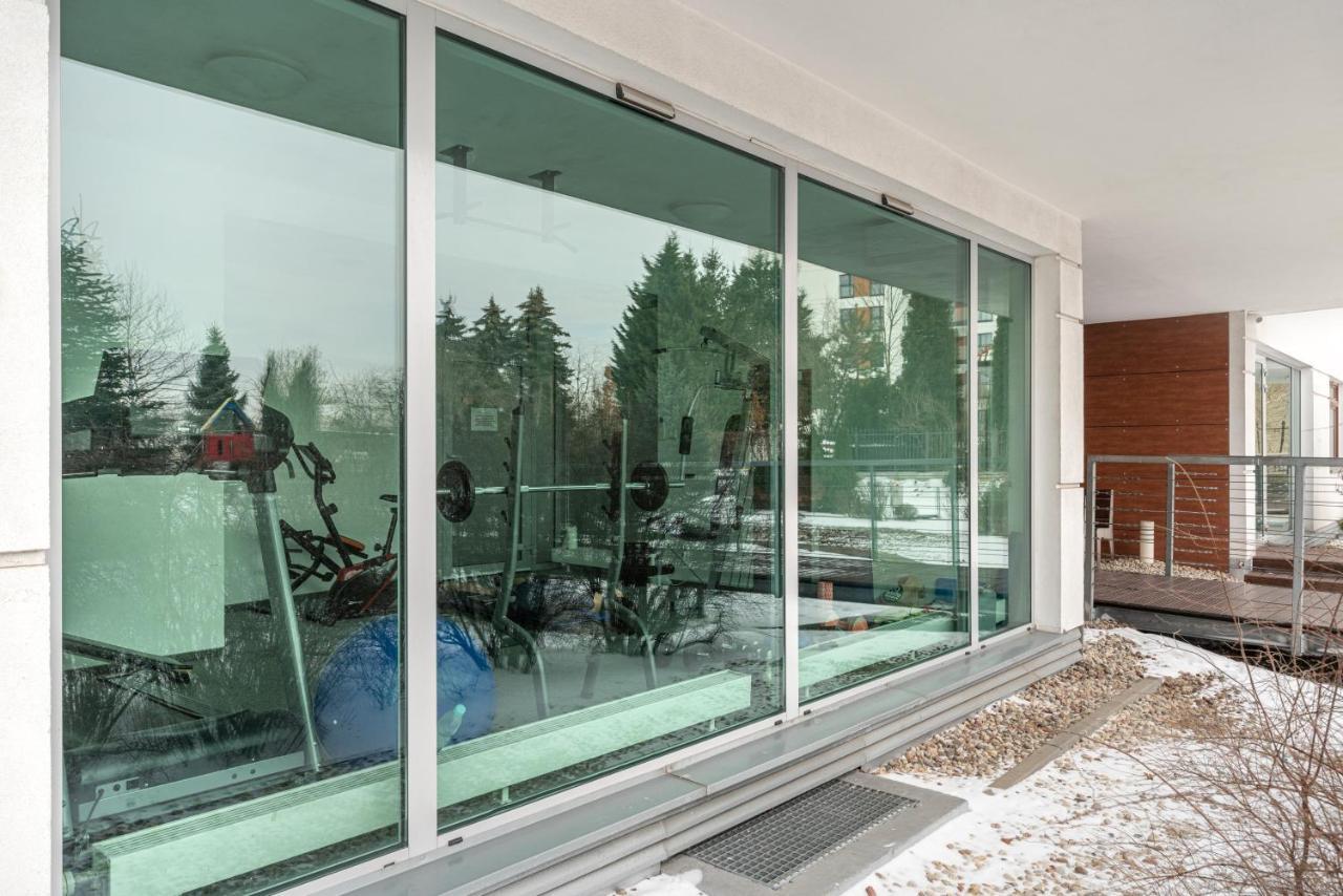 ורשה Superapart Wilanowska Apt 20 "Pet-Friendly 1Br Home With Patio מראה חיצוני תמונה